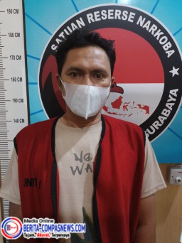 Satresnarkoba Polrestabes Surabaya Berhasil Bongkar Jaringan Pengedar Narkoba 