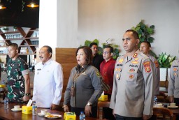 Kapolres Klungkung Hadiri Kegitan Coffe Morning KPU Kabupaten Klungkung