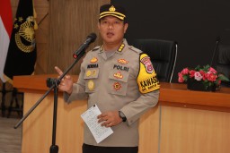 Irwasda Polda Banten Pimpin Apel Pagi di Mapolresta Tangerang: Tekankan Tugas Kepolisian Melayani dan Melindungi