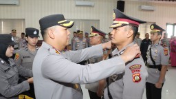 Polresta Denpasar Gelar Upacara Penyerahan Jabatan Wakapolresta dan Sertijab   