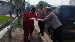 Polsek Kawasan Sunda Kelapa, Gelar Jumat Berkah Dan Colling System