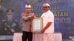 Kapolda Bali Resmikan Empat Unit Rumjab PJU Polda Bali