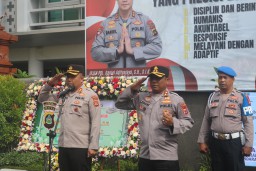 Polres Bandara Ngurah Rai Sambut Kapolres Baru dan Pelepasan Mantan Kapolres