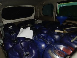 Polairud Polda Bali, OTT Penimbun BBM Pertalite di Denpasar 