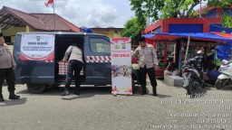 Kapolsubsektor Muara Angke, Gelar Jumat Berkah Dan Colling System.
