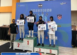 Arda Siswi SMA Negeri 1 Sampang Raih Juara Anggar di Kejuaraan "Smamda Cup" Championship 2025 Surabaya
