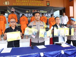 Polres Buleleng Gulung Sindikat Jaringan Kejahatan Narkoba di Awal Tahun 2025