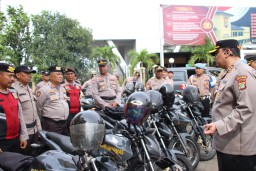 Kapolres Pelabuhan Tanjung Priok, Lakukan Pengecekan Kendaraan Dinas.