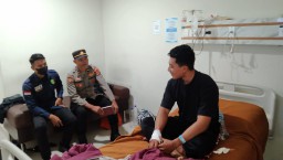 Polres Bandara Ngurah Rai Hospital Visit ke Personil Yang Sakit