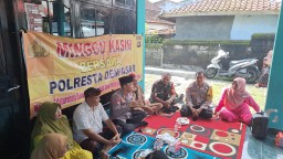 Safari Kamtibmas dan Minggu Kasih Polresta Denpasar di Dusun Wanasari Mendengar Aspirasi Warga