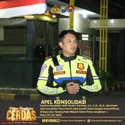 Libur Panjang, Kapolres Bangkalan Patroli Harkamtibmas Hingga Akses Suramadu