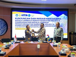 Lapas Narkotika Kelas IIA Pamekasan Hadiri Kunjungan dan Inisiasi Kerjasama di Gedung Graha Utama Universitas Trunojoyo