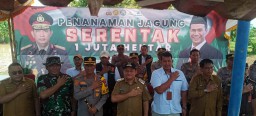 PJ Bupati, Kapolres dan Forkopimda Sampang Dukung Program Penanaman 1 Juta Hektar Jagung Wujudkan Ketahanan Pangan