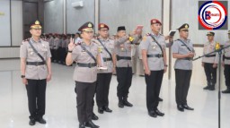 Kapolres Bondowoso pimpin sertijab Kasat Reskrim dan Wakapolres Bondowoso