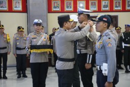 Tertib Berlalu Lintas Guna Terwujudnya Asta Cita, Polda Bali Gelar Apel Keselamatan Agung 2025