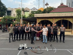 Tiga Anggota Gangster Allstar Diamankan Patroli Perintis Presisi Polres Pelabuhan Tanjung Perak
