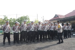 Kasat lantas Siap Ikutin Arahan Kapolres Sampang Bersama Personel Satlantas Sampang