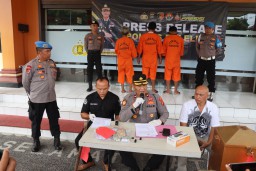 Polsek Singaraja Ungkap Tiga Pelaku Pencurian Kotak Amal di Mushola Baitul Makmur