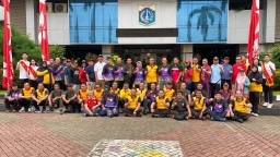 Rapat Forum Koordinasi Pimpinan Tingkat Kota Administrasi Jakarta Timur, Kapolres Metro Jakarta Timur Jadi Narasumber.