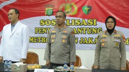 Polres Metro Jakarta Timur Gelar Sosialisasi Kesehatan Jantung Dan Pembuluh Darah.