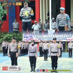 Laksanakan Tugas Mulia, Kapolres Bangkalan Berikan Penghargaan Kepada 20 Personel Berdedikasi Tinggi dan Istiqomah