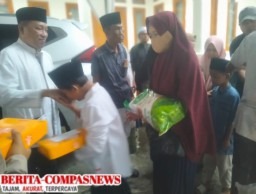 Giat Rutin Aba Idi Bupati Sampang Terpilih, Menyantuni anak Yatim di Kediamannya
