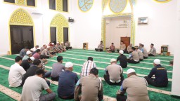 Propam Adakan Giat Doa Bersama Sambut Nifsu Sya'ban Di Polres Metro Jakarta Timur.