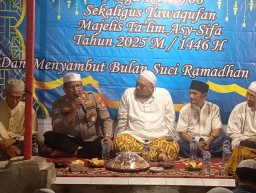 Polsek Matraman Hadiri Haul Akbar Majlis Ta'lim As-Syifa, Perkuat Sinergi Dengan Ulama.