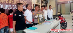 Polres Sampang Gelar konferensi Pers Ungkap Kasus Penyalahguna Narkotika di Robatal Sampang