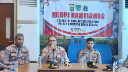 Dengar Curhat Masyarakat Cara Terbaik Dengan Ngopi Kamtibmas.