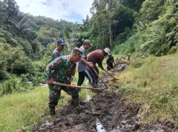 Pipanisasi Air Bersih dan Pertanian Merupakan Salah Satu Prioritas TMMD ke-123 Kodim Tabanan