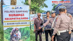 Tak Hentinya, Satlantas Polres Sampang Terus Berupaya Menekan Angka Kecelakaan Lantas di Wilayah Hukumnya