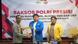 Polri Gelar Bakti Sosial Presisi Bersama Mahasiswa Sambut Ramadan 1446 H