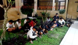 Resahkan Masyarakat, Pelaku Aksi Balap Liar Diamankan Petugas Polsek Grujukan