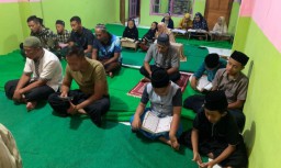 Tingkatkan Keimanan, Satgas TMMD ke-123 Bersama Warga Gelar Doa Bersama dan Yasinan