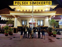 Tim Anti Bandit Reskrim Polsek Simokerto Polrestabes Surabaya Amankan Pelaku Curanmor