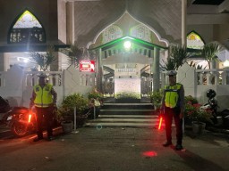 Selama Bulan Ramadhan, Polres Bandara Ngurah Rai Lakukan Pengamanan Ibadah Teraweh