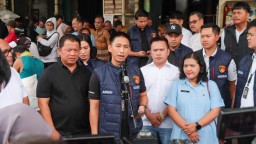 Satgas Pangan Polda Metro Jaya Pastikan Stok Dan Harga Bahan Pangan Aman Di Pasar Induk Beras Cipinang