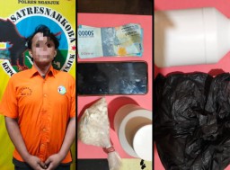 Tiga Kasus Narkotika dan Okerbaya Terungkap dalam Operasi Pekat Semeru 2025, Empat Tersangka Diamankan