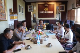 Kapolres Klungkung Terima Audiensi Dari Dinas Pariwisata Klungkung