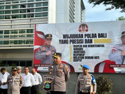 Apel Jam Pimpinan, Wakapolres Bandara Ngurah Rai Sampaikan Beberapa Arahan