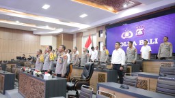 Hari Raya Idul Fitri 1446 H Tahun 2025. Polda Bali Laksanakan Rapat Koordinasi Lintas Sektoral