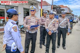 Supervisi Polda Jatim Bersama Satlantas Polres Sampang Survei Jalur Blackspot - Trouble Spot Jrengik - Camplong