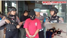 Kepolisian Polres Sampang amankan pelaku pembunuhan di Tamberu Daya, Kecamatan Sokobanah, Kabupaten Sampang.