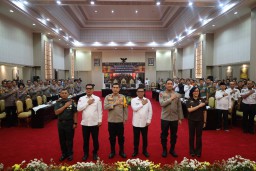 Kapolresta Tangerang Hadiri Rapat Koordinasi Pengamanan Idul Fitri 1446H.