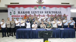 Rapat Koordinasi Lintas Sektoral Bahas Pengamanan Idul Fitri 1446 H Di Jakarta Timur.