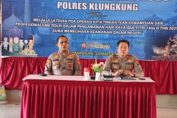 Polres Klungkung Laksanakan Pra Operasi Ketupat Agung 2025