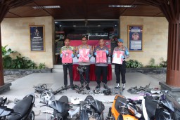 Polres Klungkung Ungkap Curanmor Anak Dibawah Umur di Wilkum Klungkung