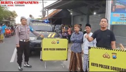Polsek Sokobanah Berhasil Amankan Empat Motor Balap Liar di Jalan Raya Plerenan Sokobanah
