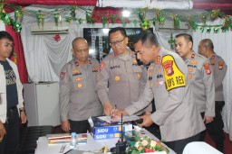Kapolres Metro Jakarta Barat Melakukan Giat Pengecekan Kesiapan Pospam Idul Fitri 2025